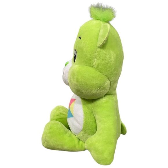 Care Bears Green Do Your Best Bear Plush 2021 Kite Belly Badge 9in - Picture 3 of 11